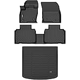 ANBINGO Floor Mats & Cargo Liners for 2019-2023 Lincoln Nautilus/2016-2018 Lincoln MKX - All Weather for Lincoln Nautilus Floor Mats, for Lincoln MKX Floor Liner Cargo Mat Trunk Liner, Black
