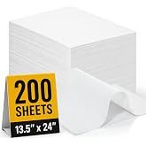 Poola Voidra 13.5 x 24 Inch Fryer Oil Filter Paper Sheets 200 Pack | Heavy Duty Commercial Deep Fryer Filter Paper, for Kitchen Restaurant Food Stand Improved Food Taste