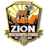 Discover Zion National Park Magnet