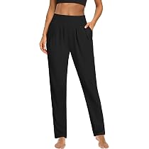 Amazon.com: Sarin Mathews Womens Yoga Pants Pleated Wide Leg Loose Comfy  Lounge Pants Workout Sweatpants for Women with Pockets Black S : Clothing,  Shoes u0026 Jewelry
