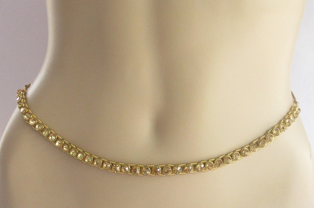 simple waist chain for saree