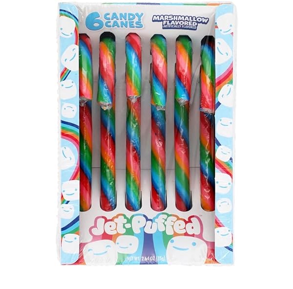 JET-PUFFED MARSHMELLOW CANDY CANES 2.64OZ BOX OF 6 (1)