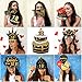 LUOEM 18th Birthday Photo Booth Props Glitter Birthday Photo Booth Props Birthday Party Decoration Favors Supplies 29Pcs