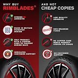 Rimblades Original Graphite Alloy Wheel Protectors 12"-22" 4 Wheels view 4