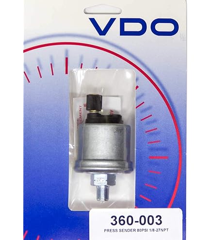 Indicateur De Pression D'huile VDO Viewline Neuf - Référence A2C53191391, 12V EU