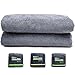 Rainleaf Microfiber Travel Towel Quick Dry Swimming Towel Ultra-Compact,Super Absorbent,Washcloths for Bathroom, Shower,Camping,Backpacking-Gray 30