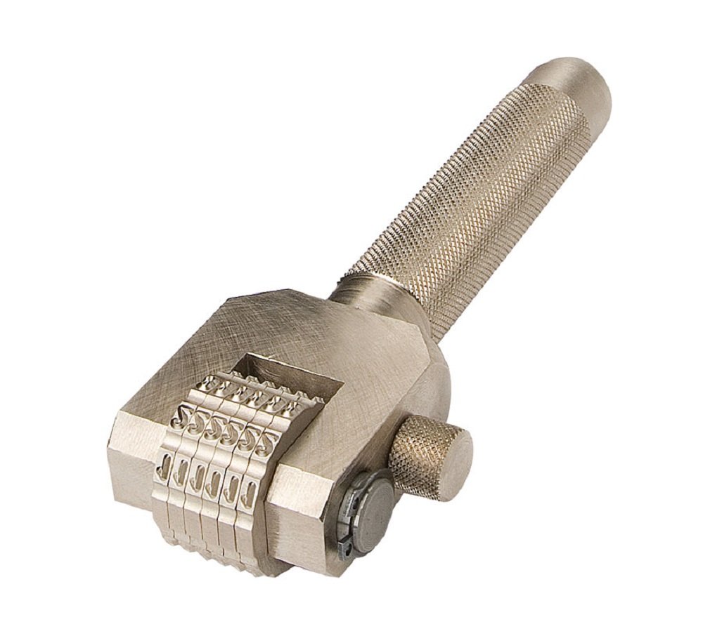 GRAVUREM - Compact Marker/Embossing Mechanism/Wheel Stamp Device/Impact Numbers 0-9/6 Wheels - 3 mm