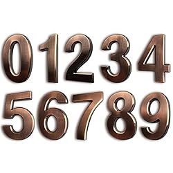 4 Inch Mailbox Numbers 0-9, Door Address Number