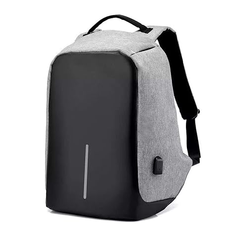 Cabriza AJK5 Anti Theft Backpack Waterproof Business Laptop Bag with USB Charging Port for 15 Inch Laptop, Notebook, Camera & Mobile (Random Colour)