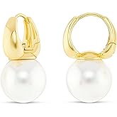 Amazon Essentials Hoops with Pearls