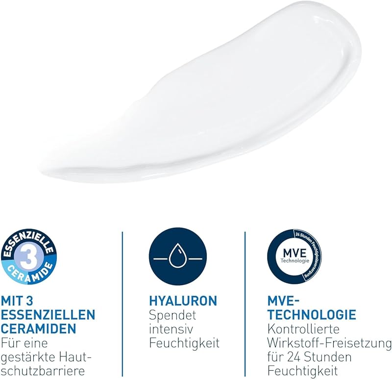 Feuchtigkeitsspendende Gesichtscreme, bis zu 24H Feuchtigkeit, 50ml