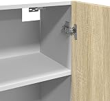 vidaXL Sonoma Oak Hanging Cabinet 80x31x60 cm Engineered Wood Kitchen view 9