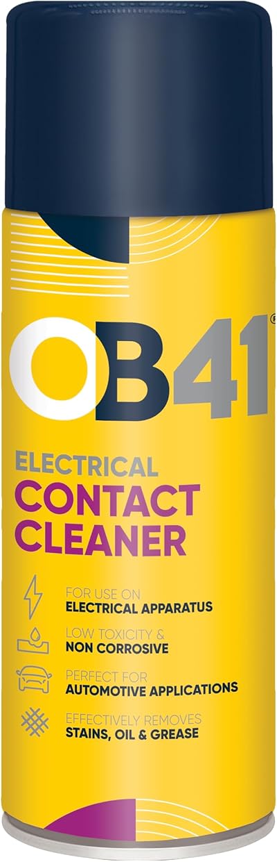 OB41 Electrical Contact Cleaner 400ml Non-Chlorinated Anti-Corrosive Automotive