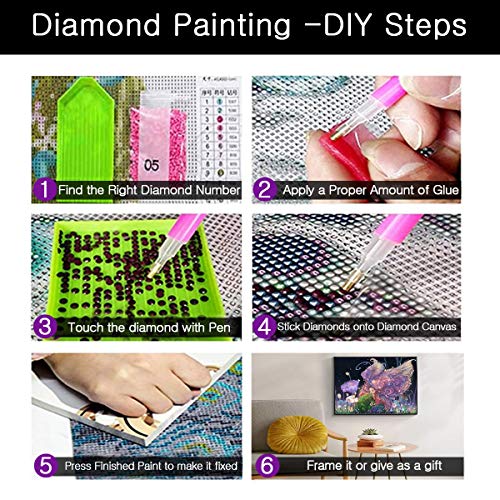 NEILDEN Diamond Painting,Full Round Drill 5D DIY Diamond Art Kits for Adults,Perfect for Gifts and Home Wall Decor 12\