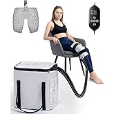 Cold Therapy Machine with Programmable Timer, Portable Ice Machine for Knee After Surgery, Knee Replacement Recovery System, Pain Relief cryotherapy with Compression Pad fits Shoulder Hip Ankle
