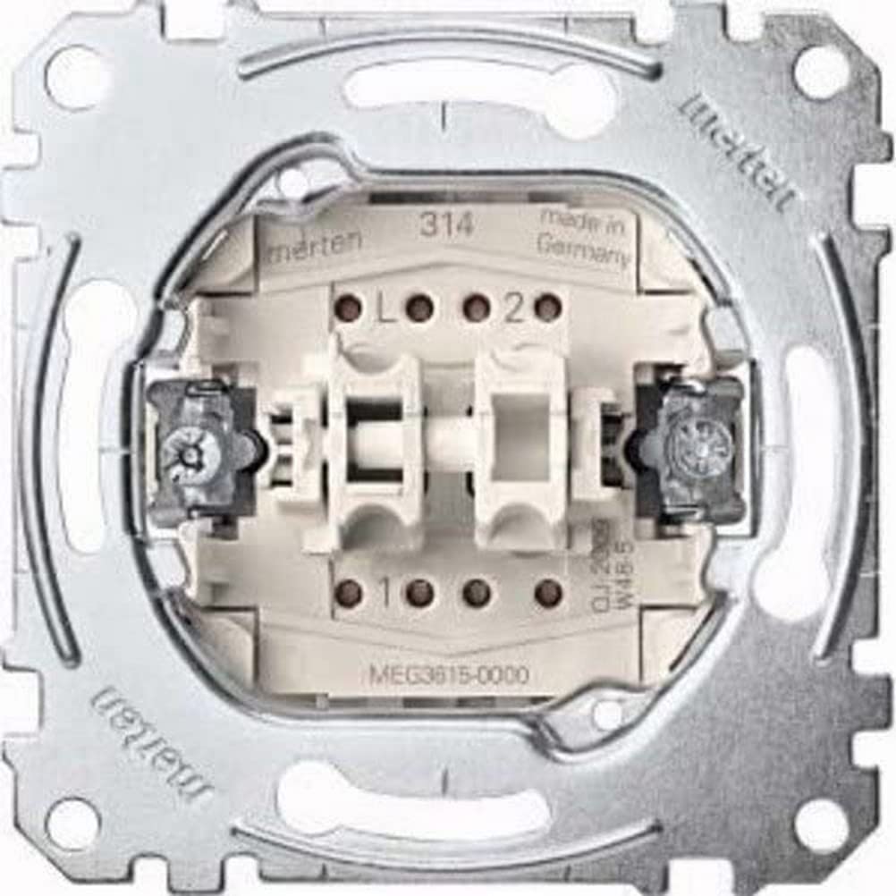 Merten MEG3615-0000, Series Switch Insert, 16 A - AC 250 V - Plug-in Terminals, Made in Germany โ image 1