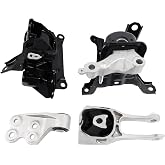 Engine Motor and Transmission Mount Kit Compatible with 2018-2022 C-HR | 2.0L L4 Engine, Repklace OE: A42130 123630T030 A42131 123640T030 A42136 123720T581 A42137 123050T341