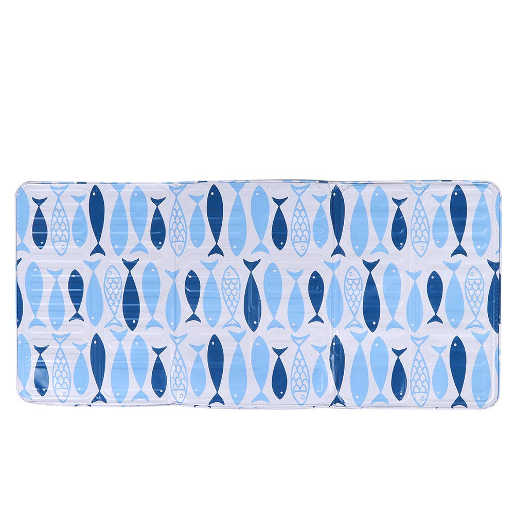 Cafopgrill Large Insulated Anti Splatter Shield Guard, Spatter-Proof Oil Barrier High Temperature Resistant Aluminum Foil Board Kitchen Cooking Frying Oil Splash Screen Cover(Small fish)