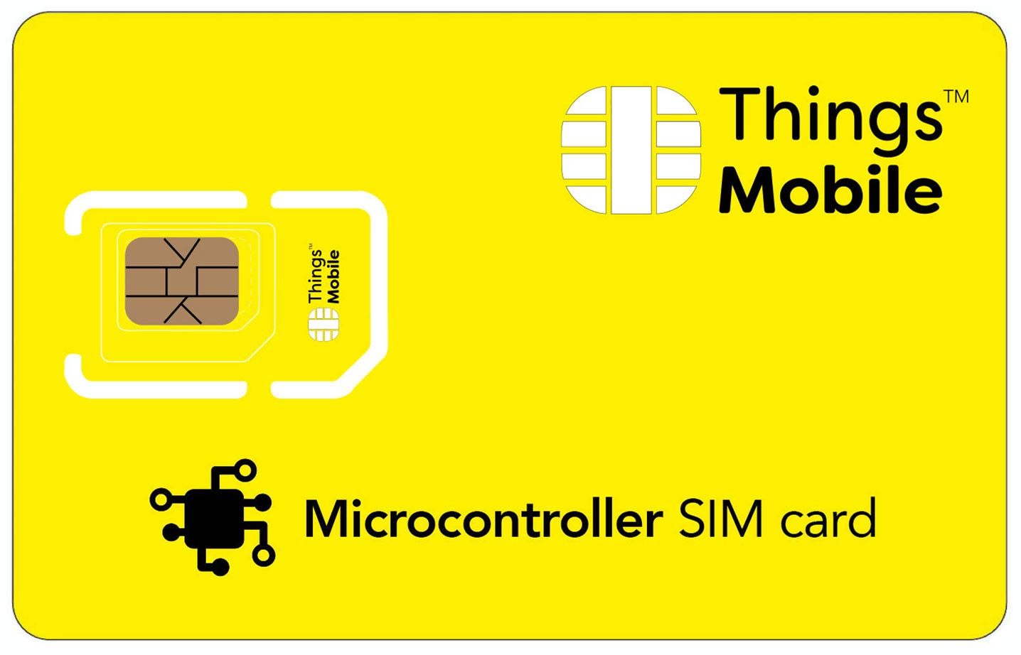 MICROCONTROLLER SIM Card for IoT and M2M - Things Mobile - with Global Coverage and Multi-Operator GSM/2G/3G/4G LTE Network, No Fixed costs, No Expiration Date, Competitive Rates. €10 Credit Included