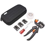 GORCHEN Garden Grafting Pruning Pruner Tool Kit Set Plant Branch Twig Vine Fruit Tree Graft Cutting Scissors Shear Omega-Cut U-Cut V-Cut