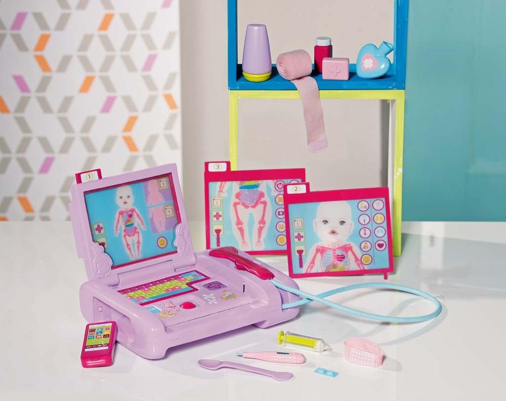 baby born interactive medical laptop
