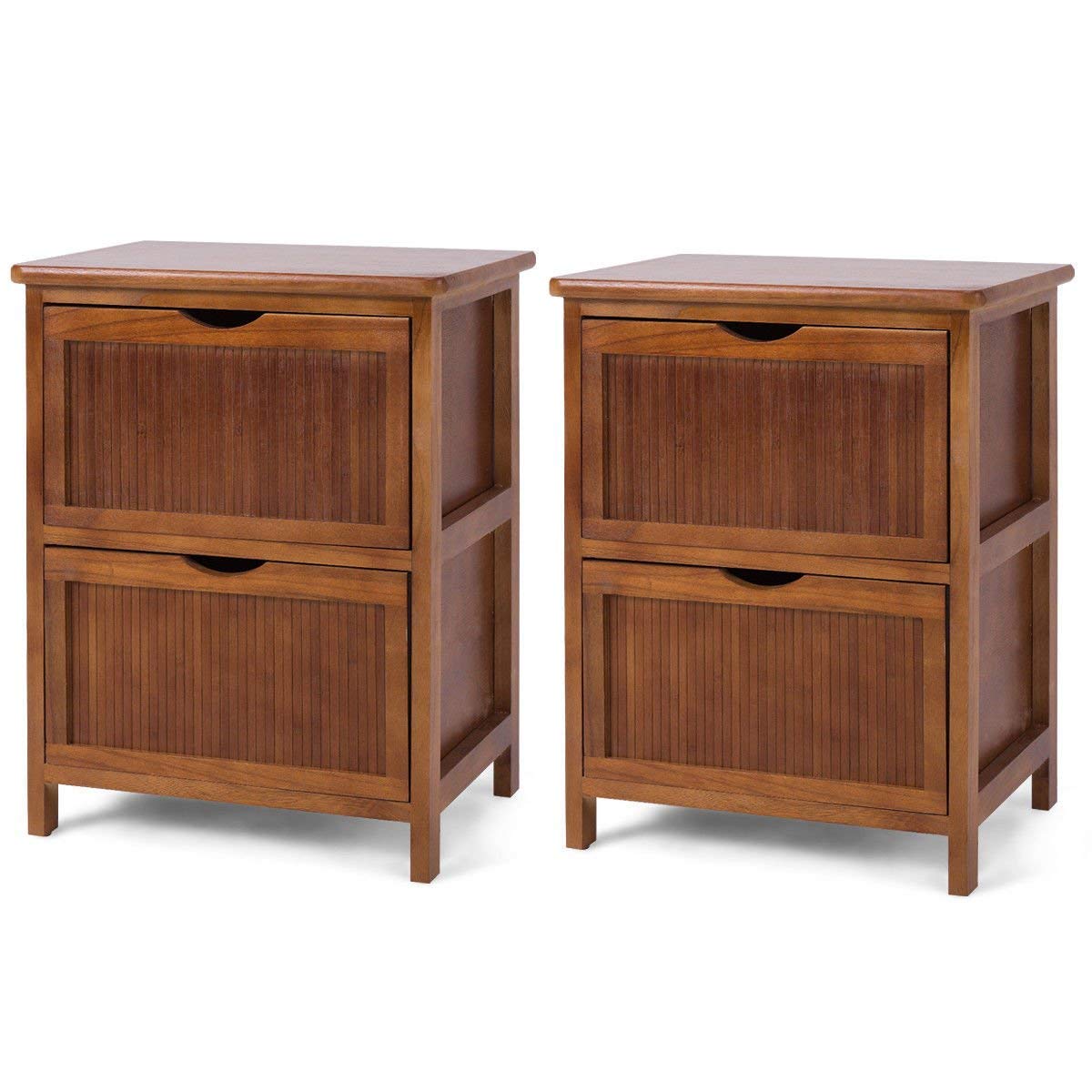 Best Wood End Table With Drawer And Cabinet