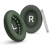 SILVIP Silicone Ear Pads for Bose QuietComfort 35 Headphones, Replacement Earpads Ear Cushions for Bose QC35 & QC35 II Noise Cancelling Headphones, Noise Isolation Foam,Added Thickness (Cypress Green)