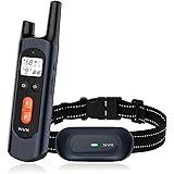 NVK Shock Collars for Dogs with Remote - Rechargeable Dog Training Collar with 3 Modes, Beep, Vibration and Shock, Waterproof