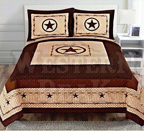 Amazon Com Western Peak 3 Pcs Western Texas Star Cabin Lodge