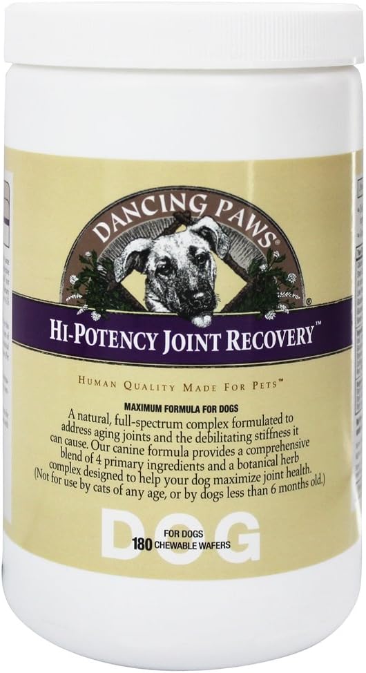 Dancing Paw Canine Hi-Potency Joint Recovery, 180 Chewable Wafers
