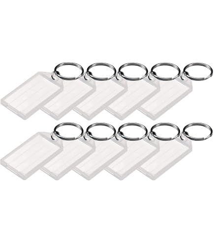 thumbnail image 2 of Lucky Line Key Tag With Flap And Split Ring, 10-Pack, Clear (6051010... 2 of 10