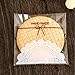 Astra shop 300 PCS Lovely Cute Bowknot OPP Self Adhesive Bags in 3 Sizes for Cookie Bakery Candy Biscuit Roasting Treat Gift - 100pcs Each Size