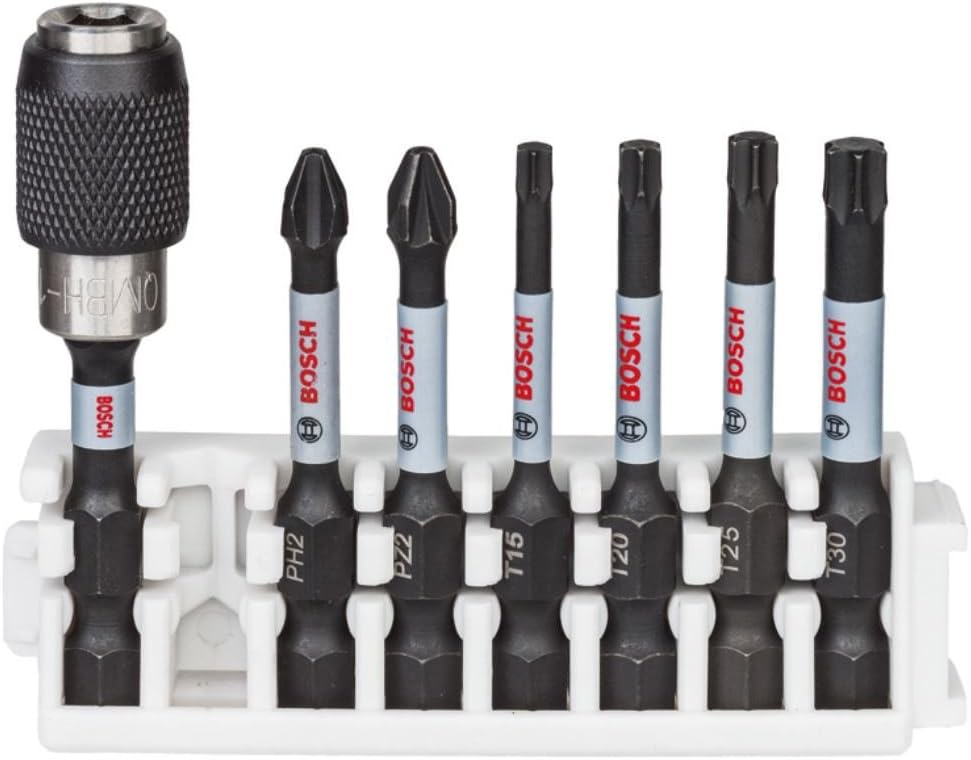 Bosch 8X PRO Impact Set including Quick Change Bitholder and Pick and Click Index (170 x 120 mm