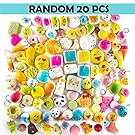 WATINC Random 20 pcs Squishies Cream Scented Slow Rising Kawaii Simulation Lovely Toy Medium Mini Soft Food squishies, Phone Straps (20P Donuts)