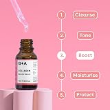 Q+A Collagen Booster Serum 15ml – Plant-Based, Algae Extracts, Vegan Cruelty view 5