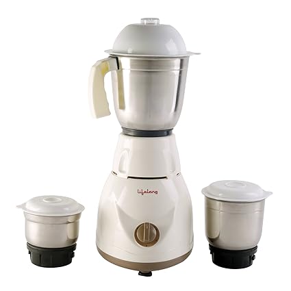 Lifelong Power Pro 500-Watt Mixer Grinder with 3 Jars