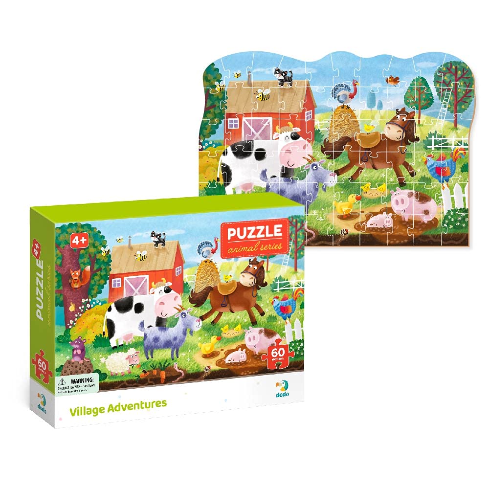 Dodo Educational Village Adventures Puzzle 60 Pieces