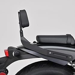 HRuizq Motorcycle Passenger Low Backrest Sissy Bar