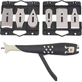 Hyde Contour Scraper with 6 Changeable Blades , multicolor - 10450 | Restores molding, trim, furniture details and profiles without damaging delicate shapes and contours. 10450