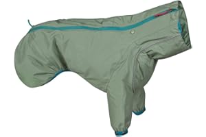 Hurtta Rain Blocker ECO, Dog Raincoat, Hedge, 22 in
