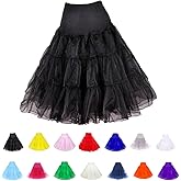Women Crinoline Petticoat for Vintage Dress Short Tutu Slips Underskirt