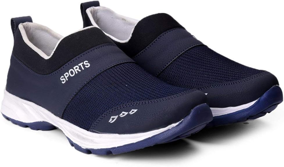 Buy Classic Collection Shoes Mesh Slipon Sports Running Shoes for Men Blue at Amazon.in