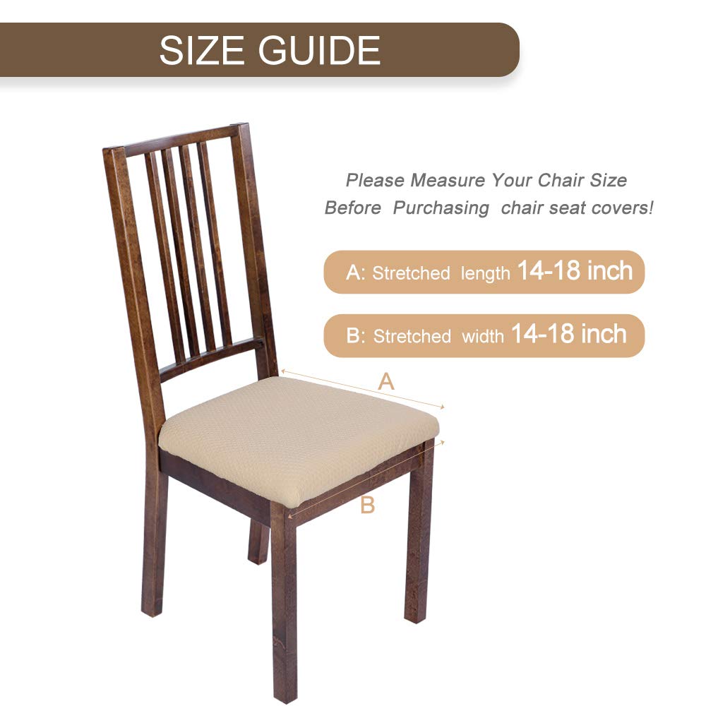 Azul,1 Pieza Fundas de Asiento Elásticas para Sillas Comedor,Tejido