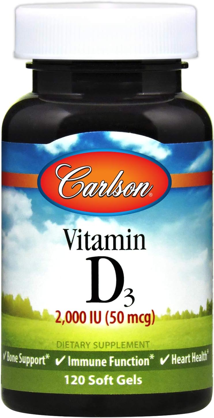 Carlson labs vitamin d 2000 iu 120 Soft Gel (088395014611)