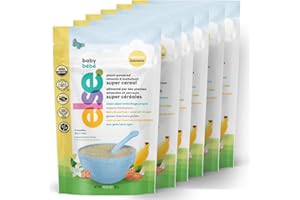 Else Baby Cereal Stage 2 - Almond & Buckwheat Cereal - Plant Based Cereal, Baby Food for 6 Months+ - Balanced, Made w/Real Wh
