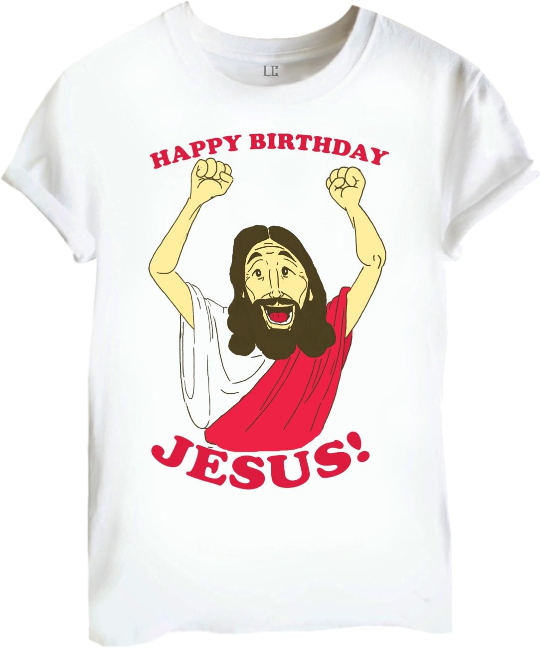 Die Tryin Clothing Happy Birthday Jesus - Xmas Christmas Funny Mens, Womens, Kids Tshirt T Shirt White (R198)