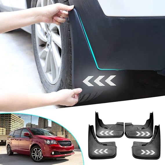 Mud Flaps Splash Guards for Dodge Grand Caravan 20112015