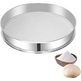 Sidasu 19.6" Vibrating Sifter Mesh Screen,100 Mesh Replacement Sieve | 304 Stainless Steel, Uniform Mesh Design, Easy Cleaning, Rust Resistant, For Flour Powder Grain Food Processing Applications
