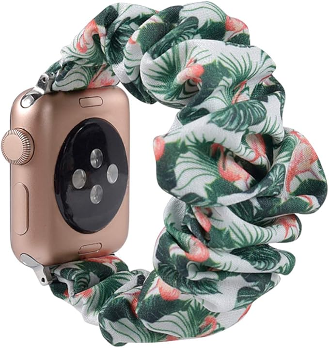 Scrunchie Watch Band for Apple Watch, Elastic and Soft