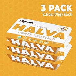 OhGoodness! Organic Honey Halva - 3 Pack - Only TWO